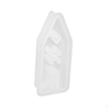 Heart House Silicone Model Candle Making Handmade DIY Soap Easter Epoxy Resin Casting 3.8cmx9.4cm