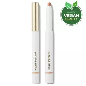 Heart percent dot on mood lip pencil, 12 caramel beige, 1 piece