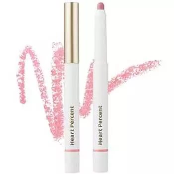 Heart Percent Dote On Mood Lip Pencil Lip Liner + Lip Base + Shedding + Cheek Multi 4in1 Lip Pencil Mouth Corner Liner (02. Creamy Pink | CREAMY PINK)