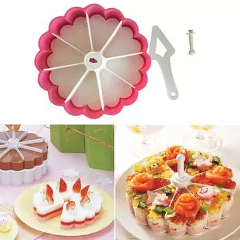 Набор для выпечки в форме сердца «сделай сам», помадка для торта, суши, кухонные принадлежности