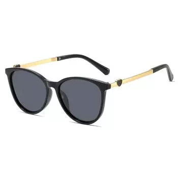 Heart-Shaped Small Frame Sunglasses Retro Small Fragrant Style Personalized Sunglasses Women S College Style Small Fresh Glasses