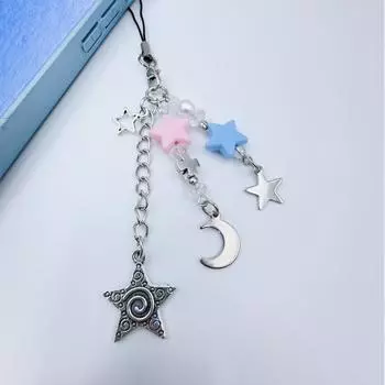 Heart Y2K Phone Charms Pink Mobile Phone Lanyard Sweet Girl Phone Chain Card Pendant big heart