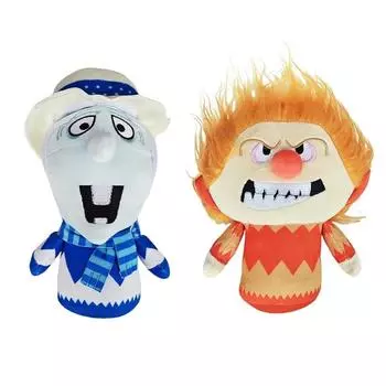 Heat Miser и Snow Miser Милая плюшевая игрушка-гриб, мягкая игрушка-фигурка, кукла, подарок на день рождения, Хэллоуин, Рождество оранжевый