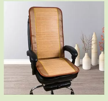 Heat Protection Cool Back Cushion Cool Touch Cool Feel Bamboo Summer Cushion for Office Chairs Desk Chairs Cool Seat Cushion Stroke/Heat