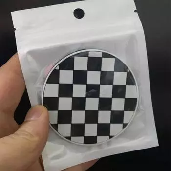 Heat Resistance Auto Cup Holder Houndstooth Water Cup Cushion Car Water Cup Pad Car Interior Checkerboard