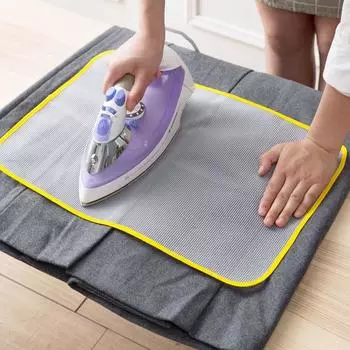Heat Resistant Ironing Sewing Mesh Cloth Protective Insulation Pad Home Ironing Board Mat Anti-scalding Tools Random Color