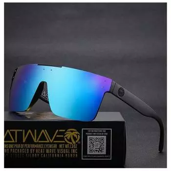 Heat Wave самые продаваемые квадратные цельные очки для мужчин и женщин, высококачественные оригинальные солнцезащитные очки для спорта на открытом воздухе из пленки - HW03