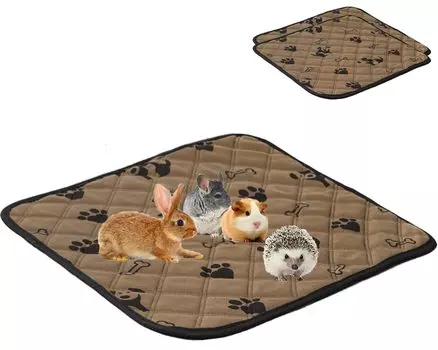 heatcozy Моющиеся простыни для домашних животных, подстилка для мочи, многоразовый коврик для домашних животных, простыни для кормления Гвинеи, маленькая четырехместная супер быстрая машина для слива жидкости, подходит для всех сезонов