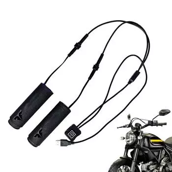 Heated Motorcycle Grip Cover Pad Waterproof Winter Electric Heated Handlebar Warmer Heated Grip Cover Pad Atv Warmer USB Heating