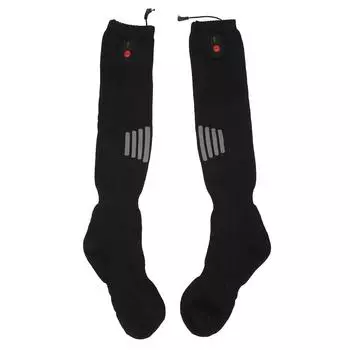 Heated Socks 3 Temp Modes Composite Fiber Rapid Heating Soft Cotton Elastic Battery Powered Socks