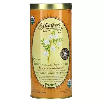 Heather s Tummy Care, Tummy Fiber, органическая клетчатка из акации Сенегальской, 16 унций (453 г)