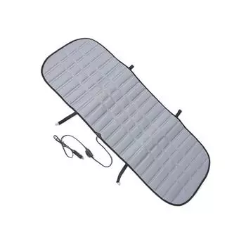 Heating Cushion Seat Cover Heated Pad 12V Fiber Electric Handy Installation Fine Workmanship Car Supplies Gray серый