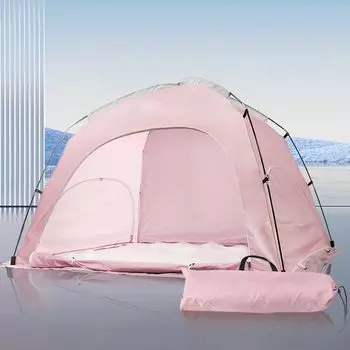 Heating indoor cold weather hay house dust for x x thermal easy to store tent, tent, tent, fever, protection, 2-3 people, pink, 1.5 2.1 1.35 m,