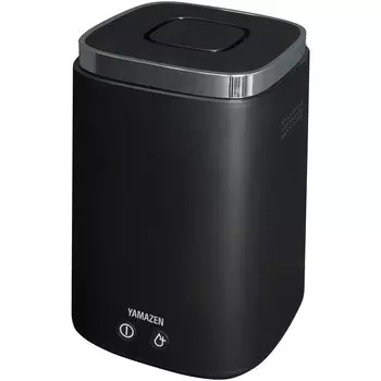 heating steam water supply from above humidification capacity tatami Prefabricated Western room Tabletop Small Bedroom Black [Yamazen] Humidifier,