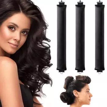 Безнагревные щипцы для завивки волос Sleep Curly Hair Stick Flexi Rods With Hook Sleep Curling Iron For Dry Hair Lazy Beauty Tools 6 Colors
