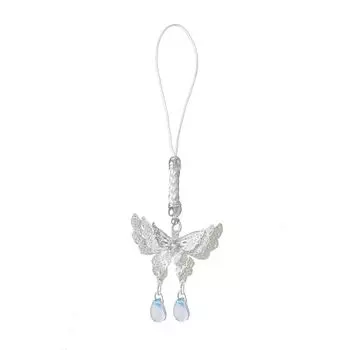 Heaven Official s Blessing Butterfly Phone Chain Hanging Rope Hua Cheng Lanyard Cosplay