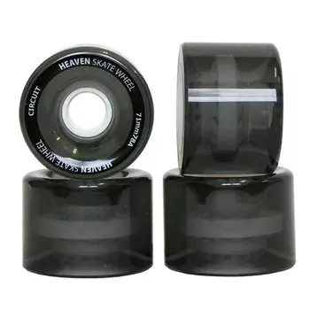 HEAVEN SKATEBOARD HEAVEN CRUISER WHEEL SHR78A BLK Heaven Cruiser Wheel Clear Black 7152mm чёрный
