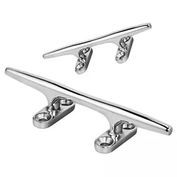 Heavy Duty Boat Dock Cleat 316 Stainless Steel Marine Rope Cleat Boat Mooring Accessories 4 Inch-Heavy Duty