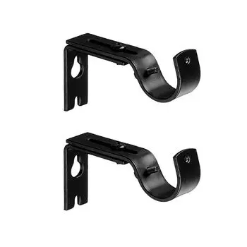 Heavy Duty Extendable Window Hardware Curtain Rod Support Curtain Rod Holder Curtain Rod Bracket