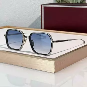 Heavy Metal Luxury Vintage Fashion Trend Sunglasses ADMIRAL Retro Square Design Ultralight Titanium UV400 Unisex A+ Top Quality