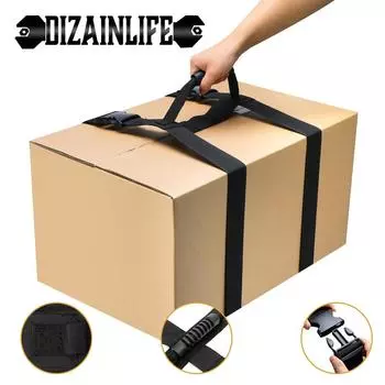 Подъемный ремень для тяжелых предметов, трос для переноски мебели, ремни для упаковки багажа, ремни для перемещения, более легкая транспортировка коробок и багажа
