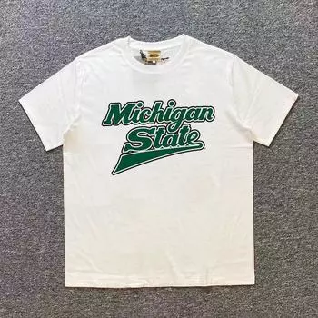 Heavy Weight Can t See through Insulation Cotton! Michigan State University Michigan State University Short Sleeve White-XL