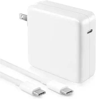 Hebest Macbook Pro Charger 96W USB C Rapid Charger Standard Laptop Type C Adapter Type C AC Adapter Mac Pro Air iPad iPhone Switch Smartphone Computer
