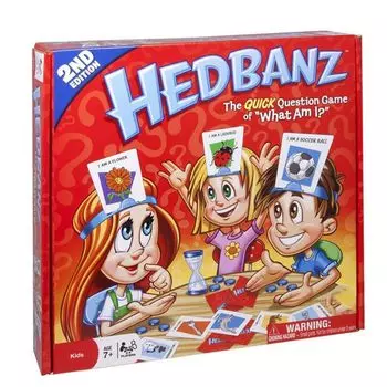 HEDBANZ Game Карточная игра Настольная игра Дети Семья Друзья Вопросы Игра Сюрприз Родитель-ребенок (1 кусок)