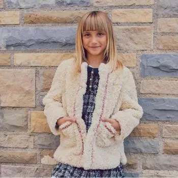 Детская флисовая куртка Hazzys Chloe Hsw11cc61m Iv Ivory/110