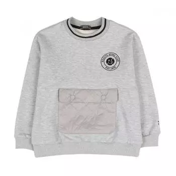Hedges Kids Tennis Club Sweatshirt Grey Htw73tm23g Gy 155