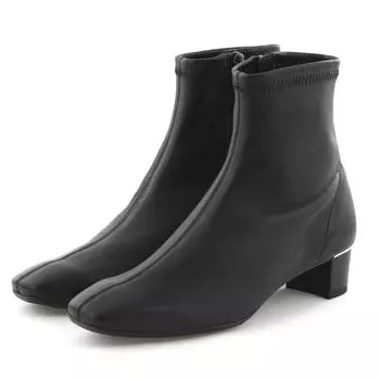 heel sheep leather stretch black 245 HIMIKO/Himiko/4cm boots/641401 чёрный