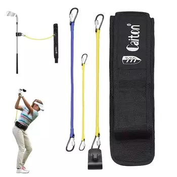 HEEOREV Golf Swing Support Golf Swing Swing Swing Swing Line Indoor Golf Practice Swing Golf Power Flying Для помещений и улицы Компактная длина 63 см жёлтый