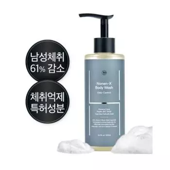 Heeze Nonenex Мужской охлаждающий гель для душа для устранения запаха и пота, 500 мл