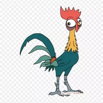 Hei Hei Рисунок Hei Hei The Rooster Chief Tui Утюг на теплопередаче Печать Виниловые нашивки Наклейка для одежды DIY Аппликации Моющиеся нашивки