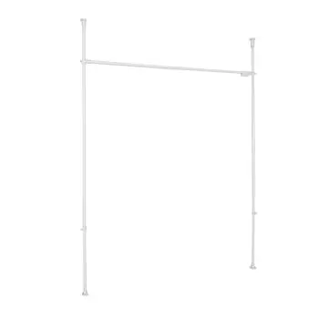 HEIAN SHINDO Tension Curtain 10kg Load Mounting Mounting by Heian Shindo Kogyo Pole, White, Capacity, Width 108-180cm, Height 190-264cm, TNP-4, белый