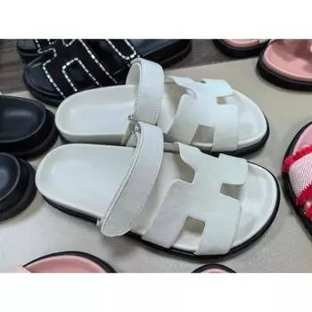 ~ Height-increasing slippers women s summer outer wear Velcro casual platform shoes H-shaped second uncle slippers outer wear 35