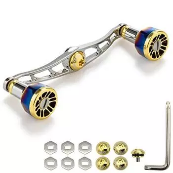 HEIGHTEN 115 мм ручка катушки для приманки 8 цветов 70 авиационный алюминий Shimano Daiwa Abu Garcia General катушка для приманки двигатель (Бронзовый (Ручка) и золото (Ручка)) (67)