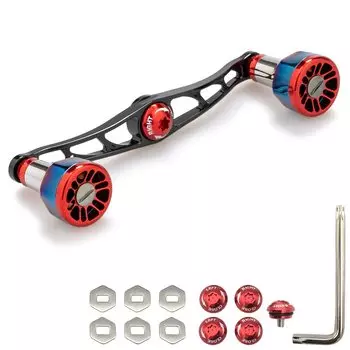 HEIGHTEN 115 мм ручка катушки для приманки 8 цветов 70 авиационный алюминий Shimano Daiwa Abu Garcia General катушка для приманки двигатель (115 Красный 09) (69)