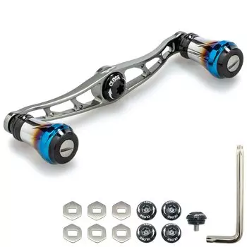 HEIGHTEN 115 мм ручка катушки для приманки 9 цветов 70 авиационный алюминий Shimano Daiwa Abu Garcia General катушка для приманки Aurora (Черный и бронзовый 06) (75)