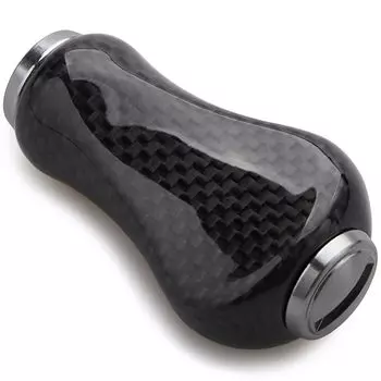HEIGHTEN 20mm Reel Handle Knob Carbon Made for Shimano Daiwa Type S Type A Gourd Series 4.7g 1.5K (Daiwa) (Shimano) (Gunmetal) (959)
