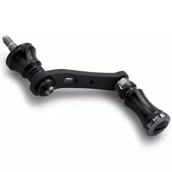 HEIGHTEN 42mm Reel Handle with 15mm Knob Shimano Daiwa Spinning Reel Universal [Light Game Stream Fishing] Chess Series (Black & Gunmetal) (609)