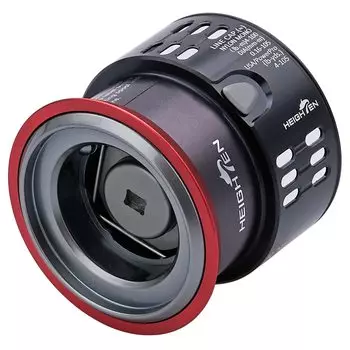 HEIGHTEN Reel Spool Asamizo Yumeya S-27 Type C2000S Replacement Spool Compatible Black Series Black & Red 246