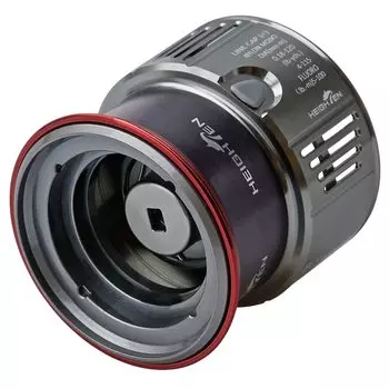 HEIGHTEN Reel Spool Shimano Shallow Groove 2500S Replacement Spool Compatible with Stella/Twin Gunmetal & Red 452