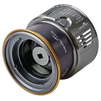 HEIGHTEN Reel Spool Shimano Shallow Groove 2500S Replacement Spool Compatible Gunmetal & Gold 451