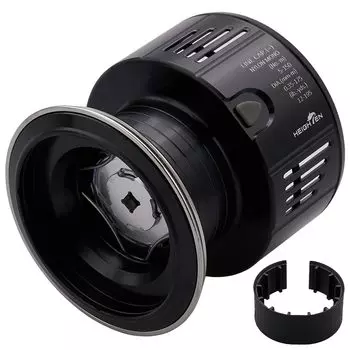 HEIGHTEN Reel Spool Yumeya S-28 Type Replacement Spool Compatible with #4000 to #5000 Black & Silver) 776