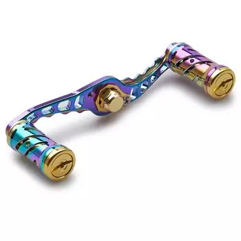 HEIGHTEN Ручка катушки 95 мм для мультипликаторной катушки серии Dazzle (95 мм-изогнутая ручка, золото) (220)