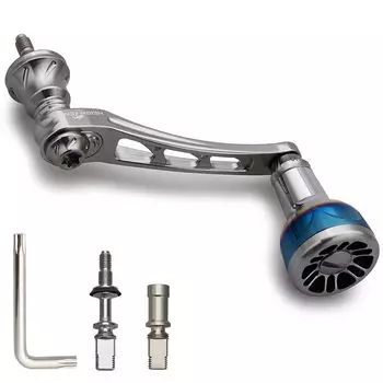 HEIGHTEN Ручка катушки с изменяемым размером 55-60 мм и новой ручкой 24,5 мм для Daiwa (ДАЙВА) Универсальная спиннинговая катушка SHIMANO серии Engine (бронза) (970)