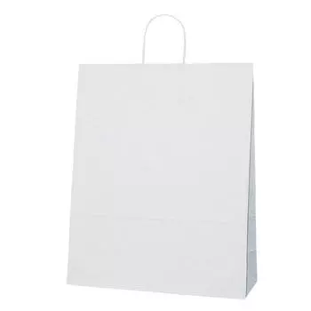 Heiko Paper Bags 25CB Custom B Bleached White 38x15x50cm 50 Sheets