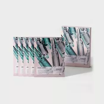 HEIMISH Cica Live Ampoule Mask Sheet 30 мл * 5 шт.