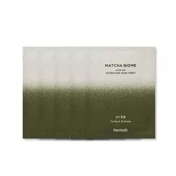 HEIMISH Matcha Biome Low pH Увлажняющая тканевая маска 30 мл * 5 шт.